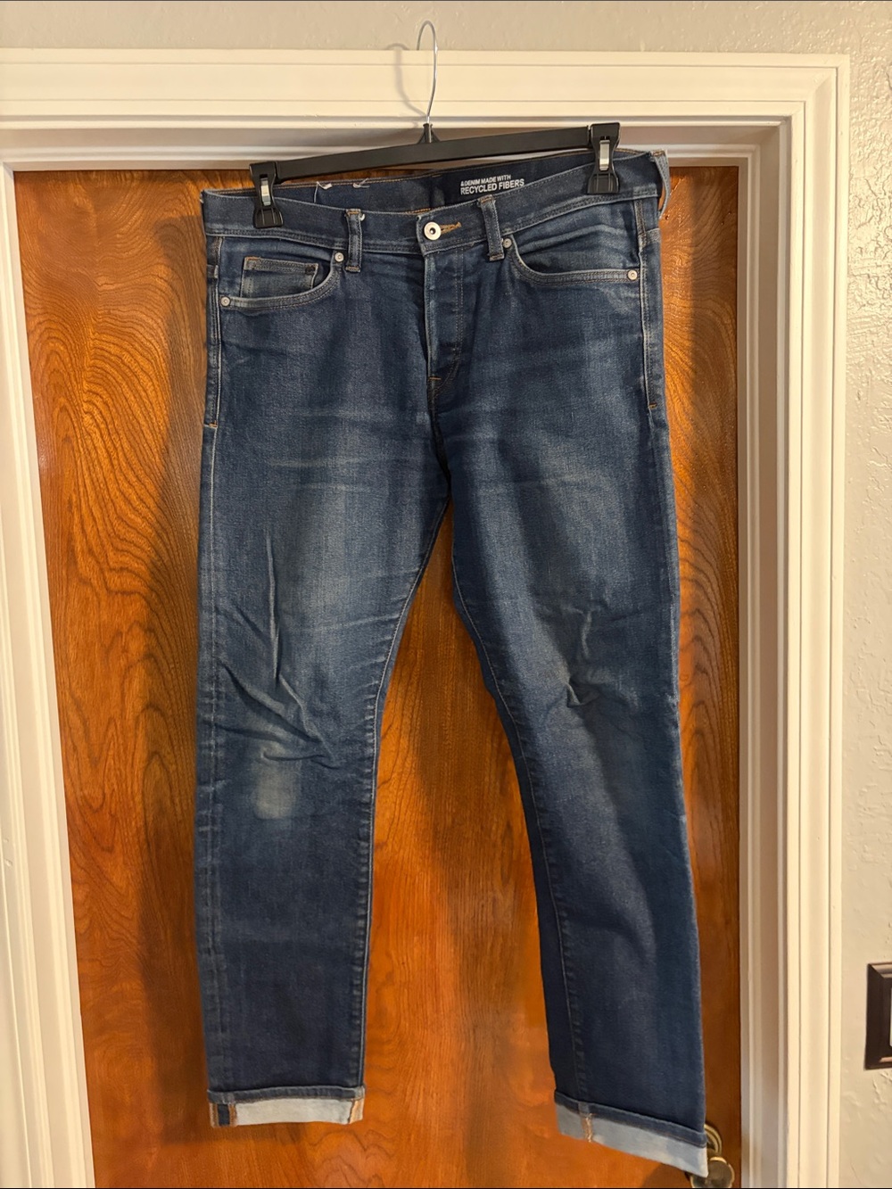 Men's Dark Blue Slim Jeans - &denim
